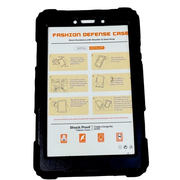 Fashion Defense iPad Mini Case Screen Protector 6th Generation 8.3 inch 2021 - Picture 1 of 8